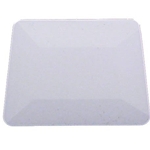 4" WHITE TEFLON HARD CARD SQUEEGEE