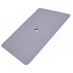 6" WHITE TEFLON HARD CARD SQUEEGEE