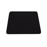 4" BLACK TEFLON HARD CARD SQUEEGEE