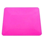 4" PINK TEFLON HARD CARD SQUEEGEE