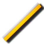 18 1/2" YELLOW TURBO INSTALLATION SQUEEGEE