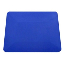 4" BLUE TEFLON HARD CARD SQUEEGEE