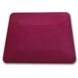 4" PURPLE TEFLON HARD CARD SQUEEGEE