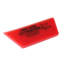 FUSION 5 INCH RED LINE EXTRACTOR 1/4" THICK SINGLE BEVELED CROPPED SQUEEGEE BLADE