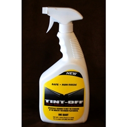 1 Qt. TINT-OFF WINDOW FILM REMOVER